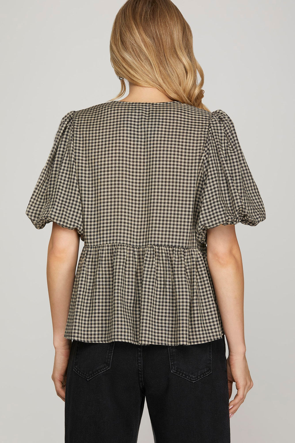 FRONT BOW BABY DOLL TOP
