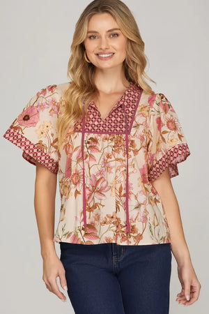 BELL SLEEVE TOP