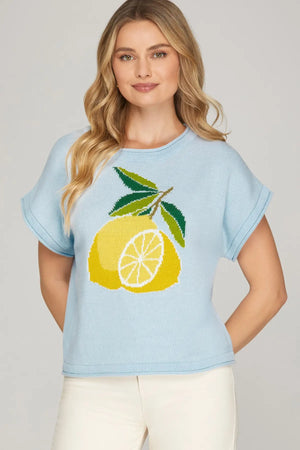 LEMON SWEATER - LondonEE & Co. 