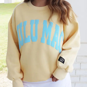 LULU MAC BUTTER PUFF SWEATSHIRT