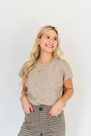 LOOSE FIT SWEATER VEST