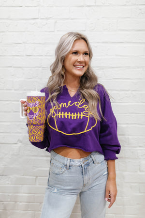 GAMEDAY CROPPED SWEATSHIRT