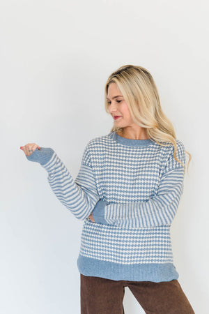 CHECKERBOARD SWEATER