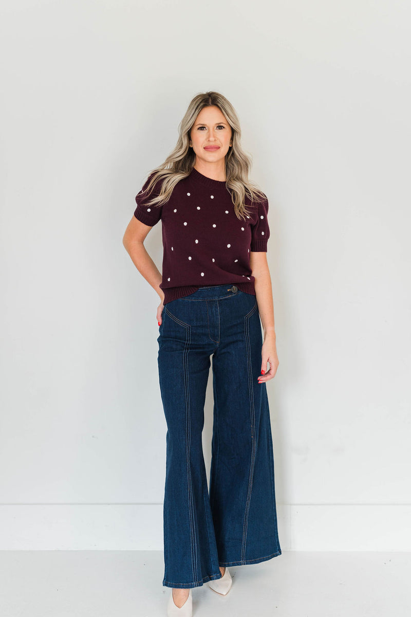 CARMINE WIDE LEG DENIM
