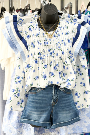 FLORAL TOP - LondonEE & Co. 