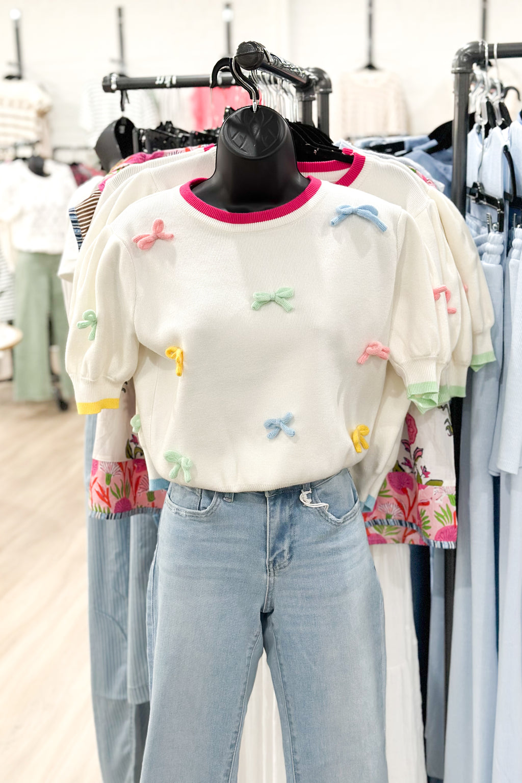 SASHA BOW SWEATER