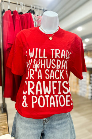 TRADE HUSBAND FOR CRAWFISH TEE