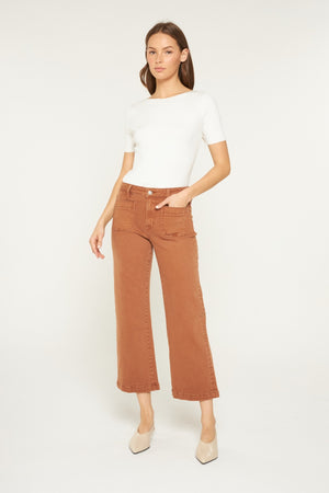 BAKER HIGH RISE WIDE LEG JEANS