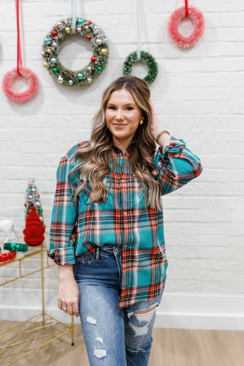 TAMMY FLANNEL TOP