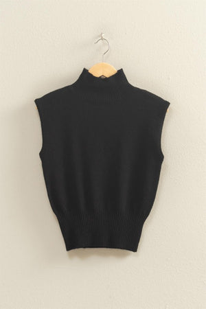 HIGH NECK SLEEVELESS TOP