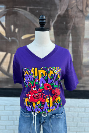 MARDI GRAS CRAWFISH TEE - LondonEE & Co. 