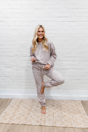 TEXTURED JOGGER PANTS