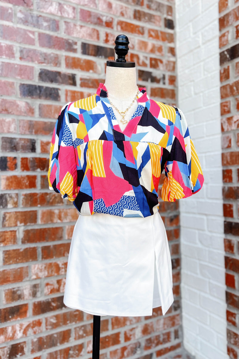 THML PUFF SLEEVE TOP