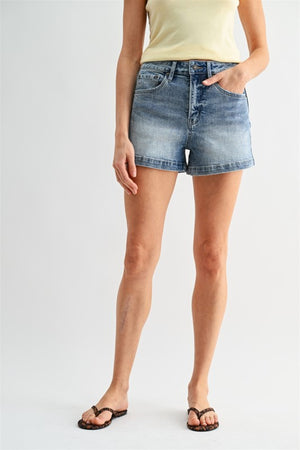 CALYPSO HIGH RISE TROUSER SHORTS