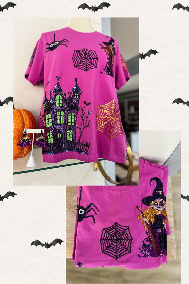 SEQUIN HAUNT & SPARKLE TOP