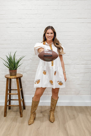 FOOTBALL SEQUINS DRESS