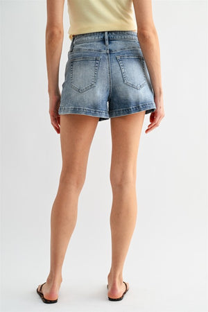 CALYPSO HIGH RISE TROUSER SHORTS