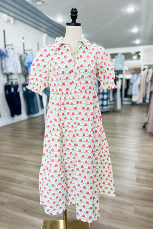 MOLLY FLORAL FANFARE DRESS - LondonEE & Co. 