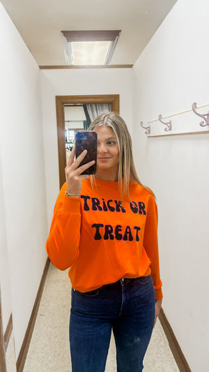 TRICK OR TREAT SWEAT SHIRT
