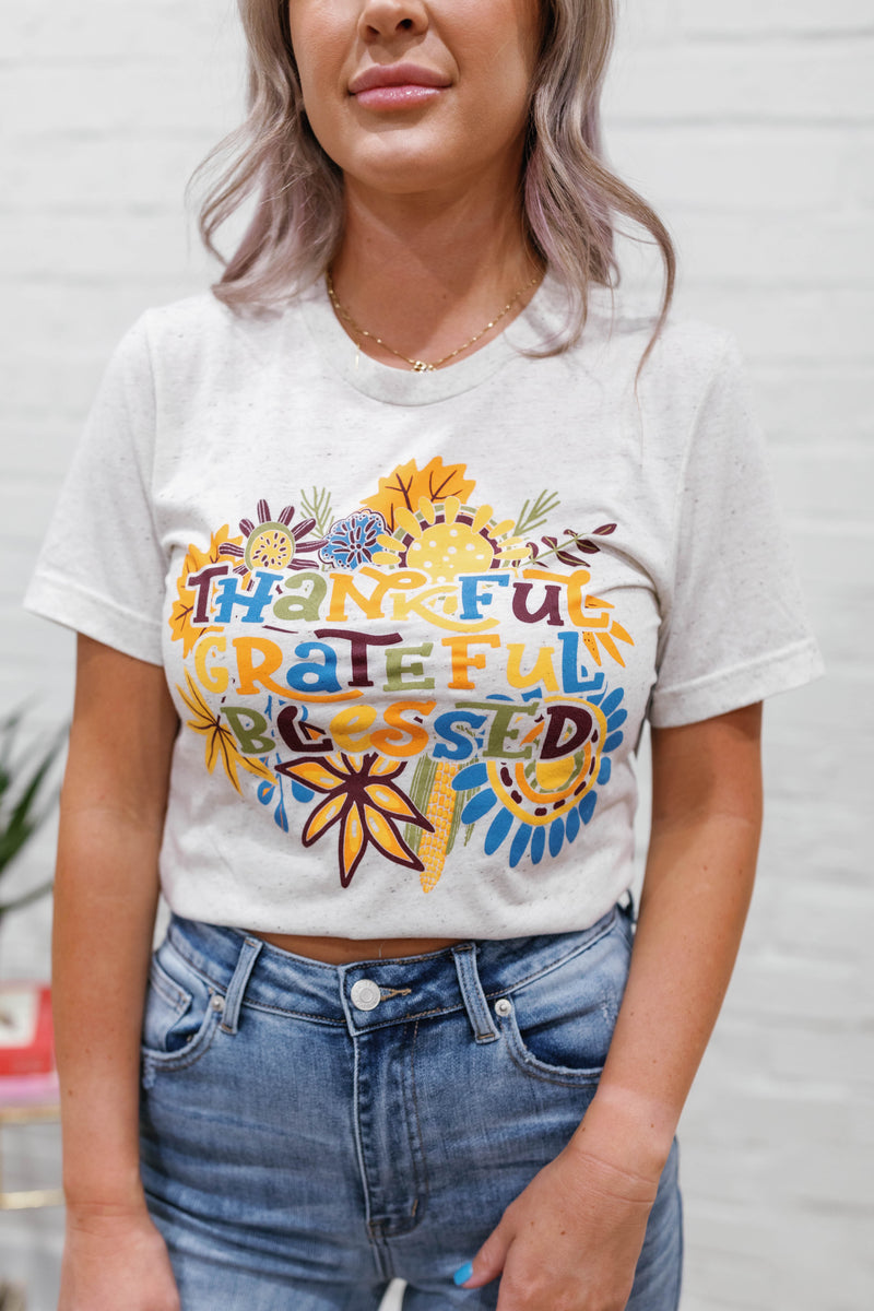 THANKFUL, GRATEFUL, BLESSED T-SHIRT