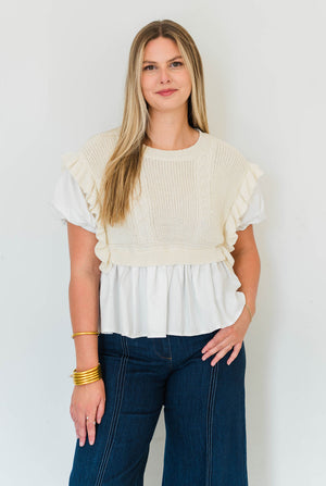 VEST SHORT SLEEVE TOP