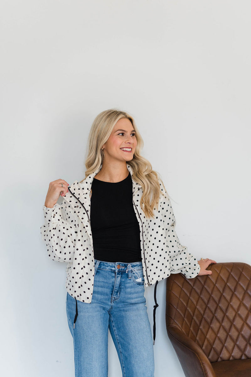 POLKA DOT LIGHTWEIGHT JACKET