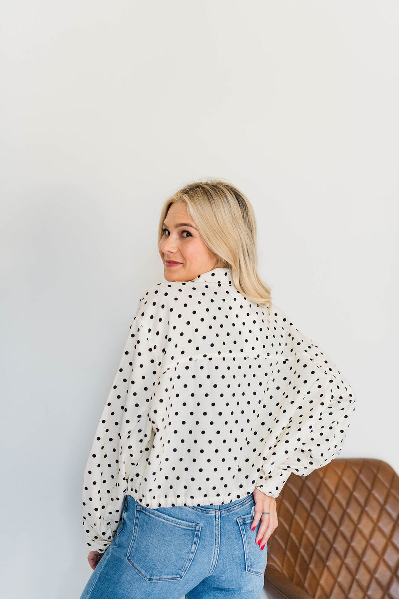 POLKA DOT LIGHTWEIGHT JACKET