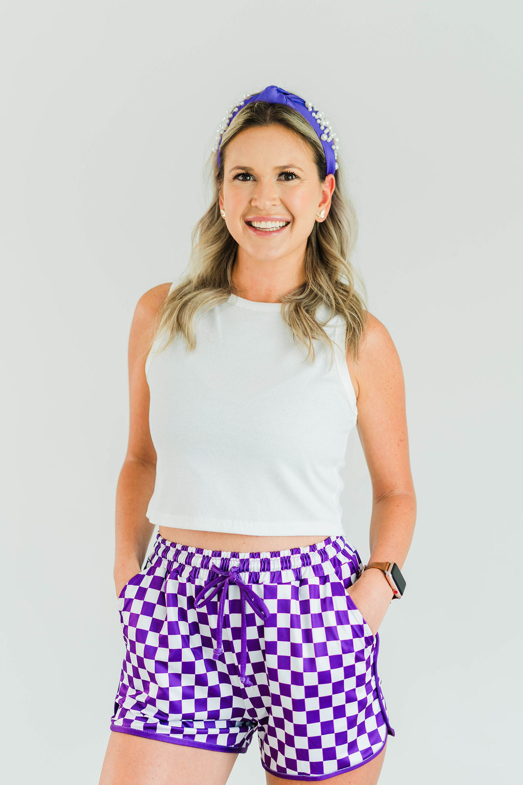 PEP RALLY CHECKERED SHORTS
