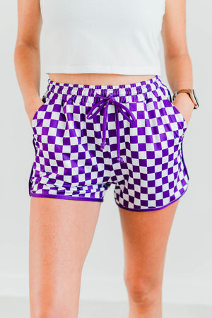 PEP RALLY CHECKERED SHORTS