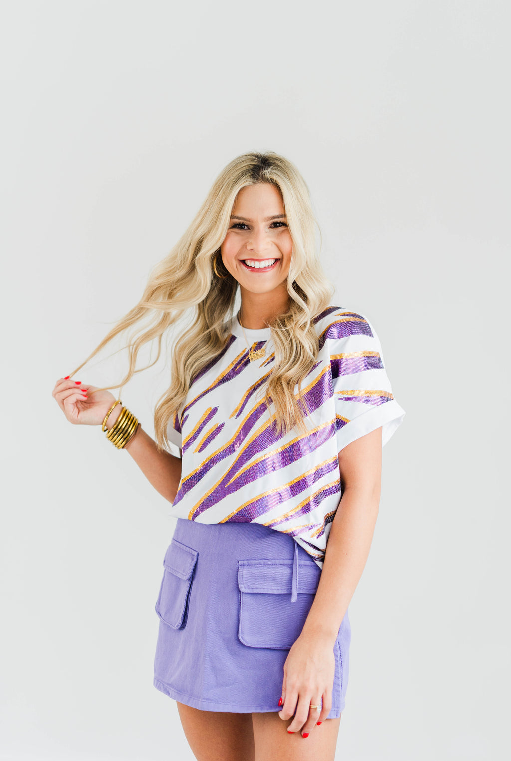 TIGER STRIPED TOP