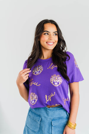 LSU TIGER TOP