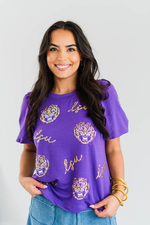 LSU TIGER TOP