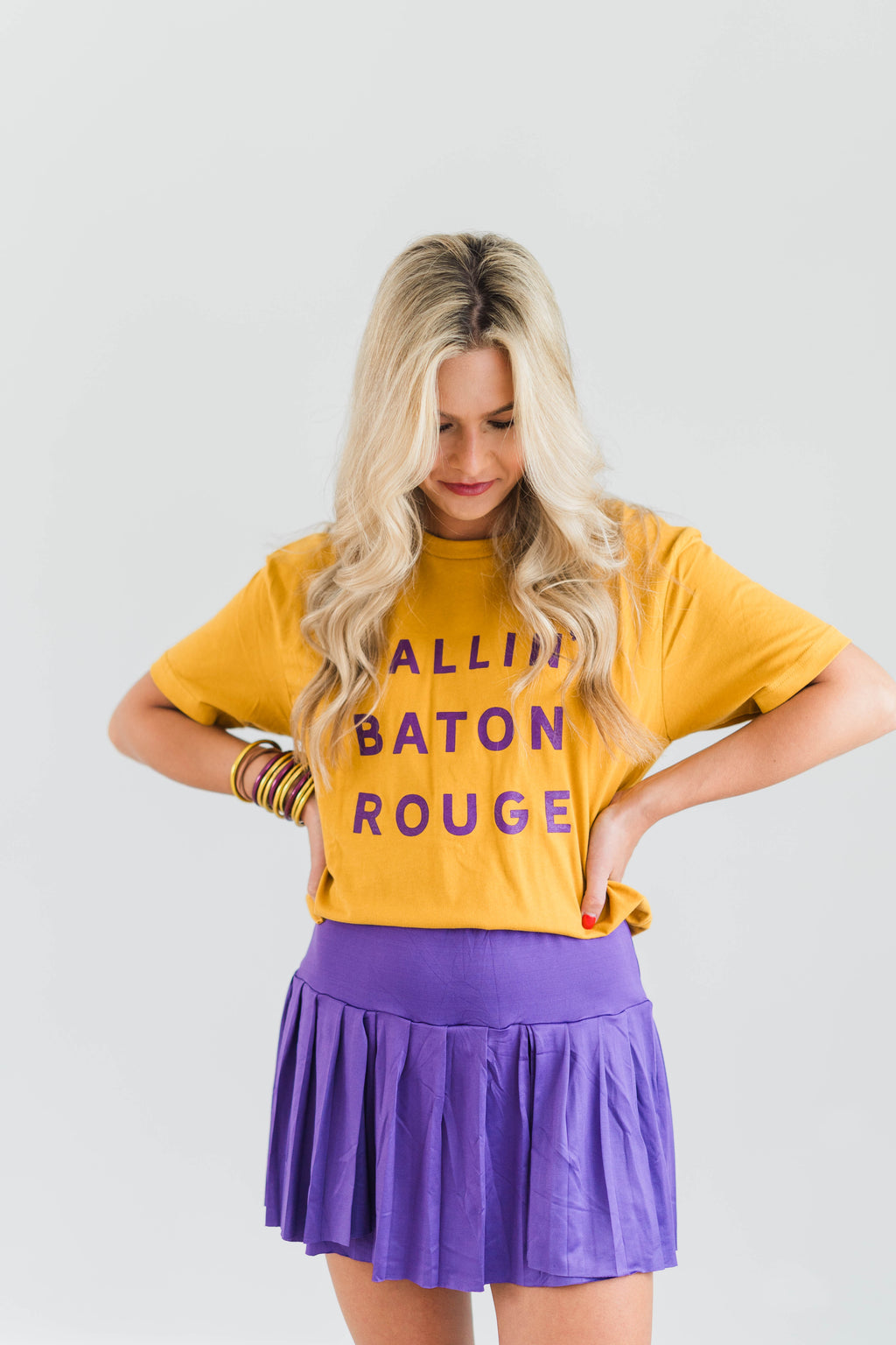 VARSITY PLEATED SKORT