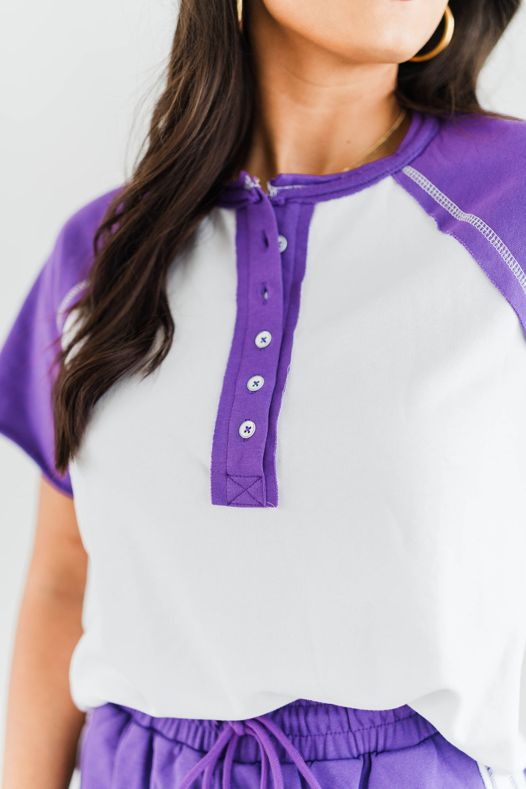 GAME DAY RAGLAN TOP