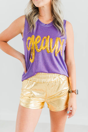 GEAUX GLITTER TANK
