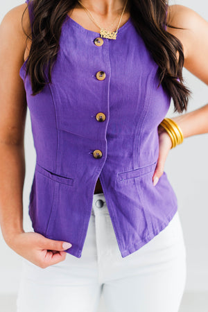 GAME DAY DENIM VEST
