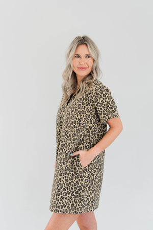 CONLEE LEOPARD DRESS