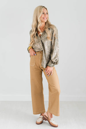 SNAKE PRINT TOP
