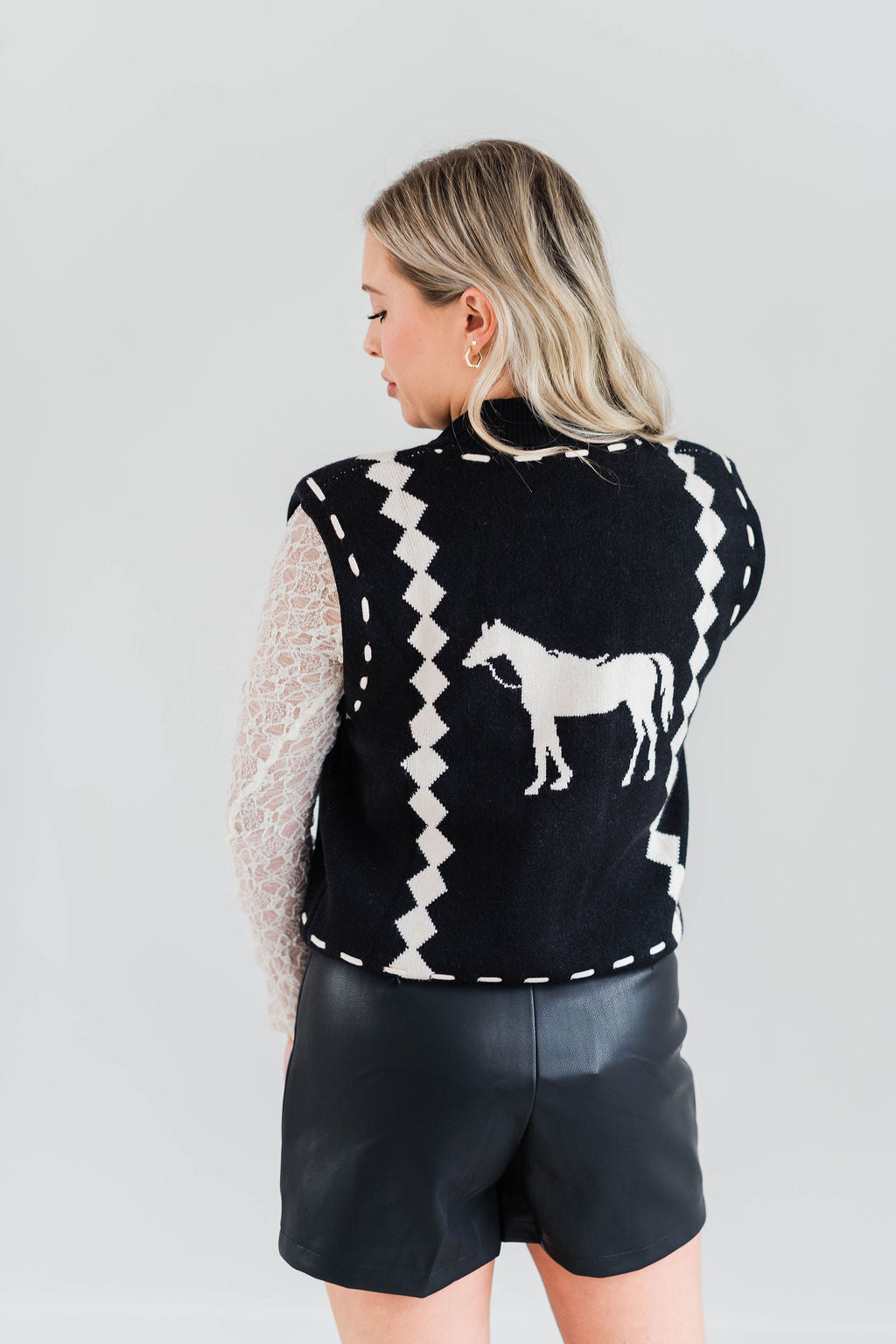 THML HORSE KNIT VEST