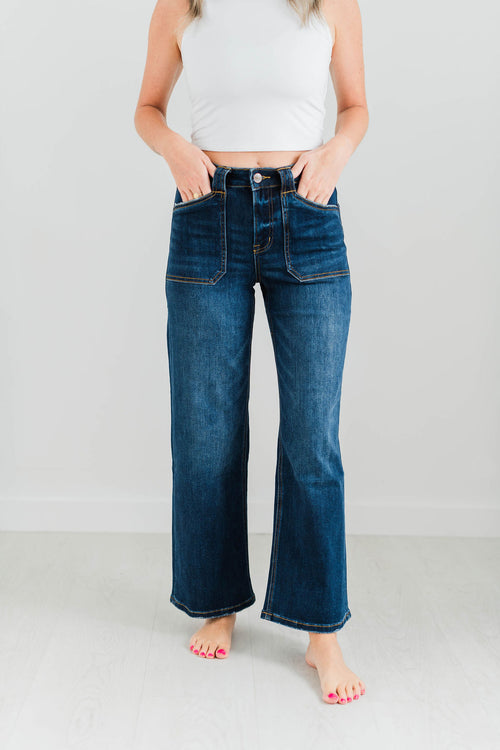 MARCI HIGH RISE WIDE LEG JEANS