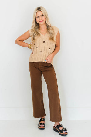 HORSESHOE SWEATER VEST