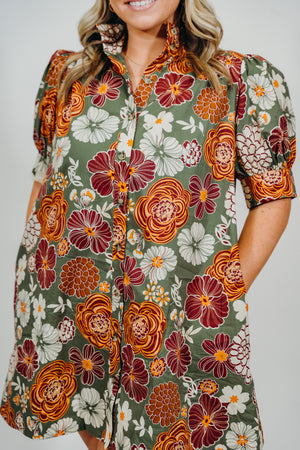 AUTUMN BLOOM DRESS