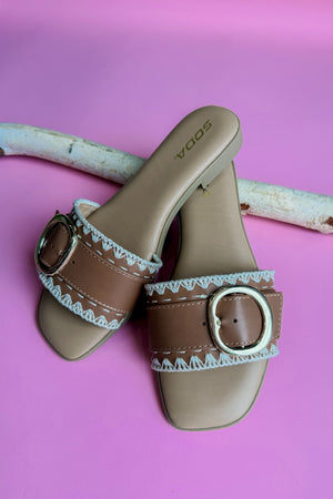 MODEULE SLIP ON SANDALS