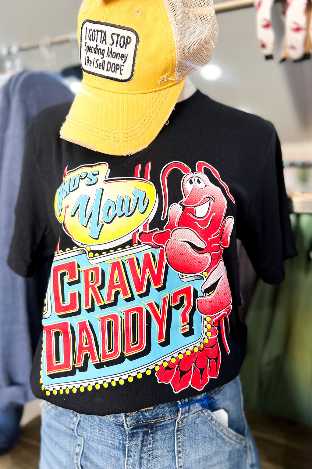 WHO'S YOUR CRAWDADDY TEE