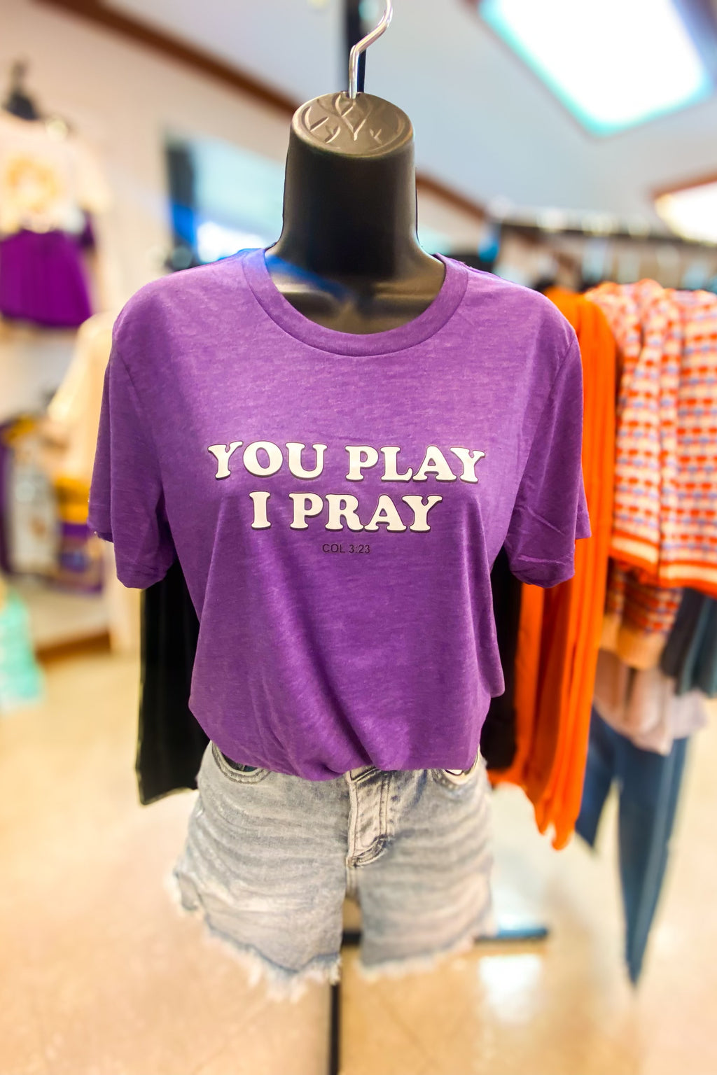 YOU PLAY, I PRAY TEE
