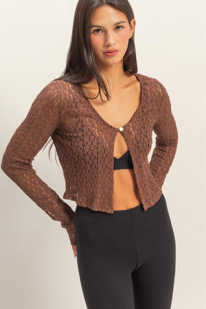 LACE CARDIGAN - LondonEE & Co. 