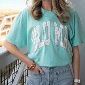 LULU MAC GREY CAMO T-SHIRT