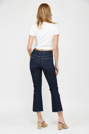 CHARLI MID RISE CROP BOOTCUT JEANS