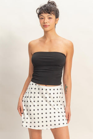 RUCHED BANDEAU TOP - LondonEE & Co. 