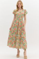 ZANE FLORAL MAXI DRESS